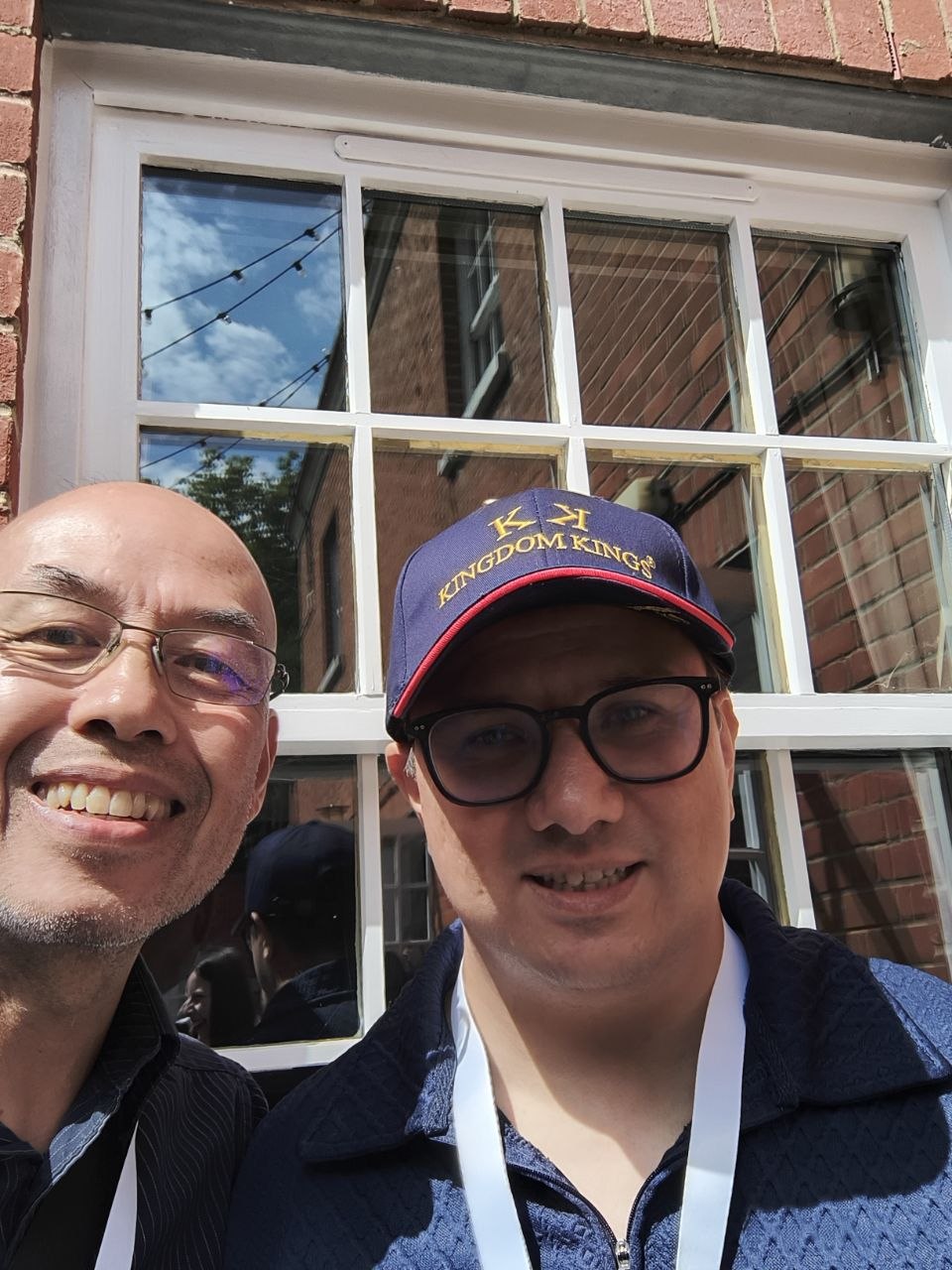 Richard from NordSys with John from Kingdom Kings at an Invicta networking meeting.